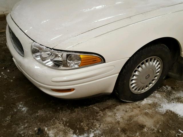 1G4HR54K71U134043 - 2001 BUICK LESABRE LI WHITE photo 9