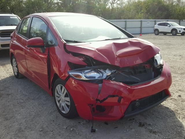 JHMGK5H51GX004810 - 2016 HONDA FIT LX أحمر صورة 1