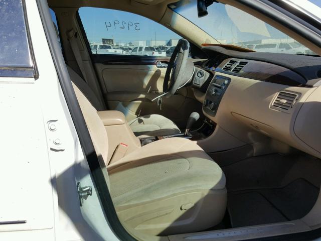 1G4HP57257U218503 - 2007 BUICK LUCERNE CX WHITE photo 5