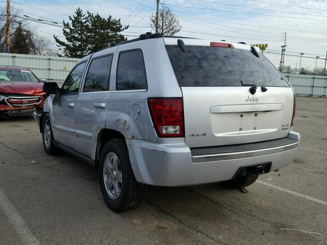 1J8HR58205C636329 - 2005 JEEP GRAND CHER SILVER photo 3