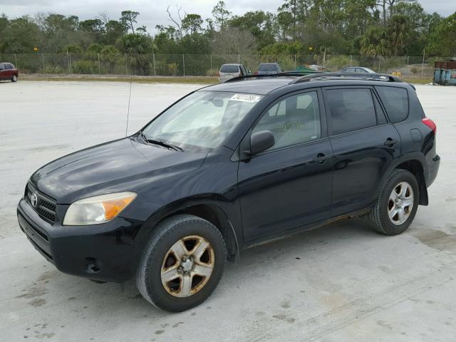 JTMBD33V676051869 - 2007 TOYOTA RAV4 BLACK photo 2