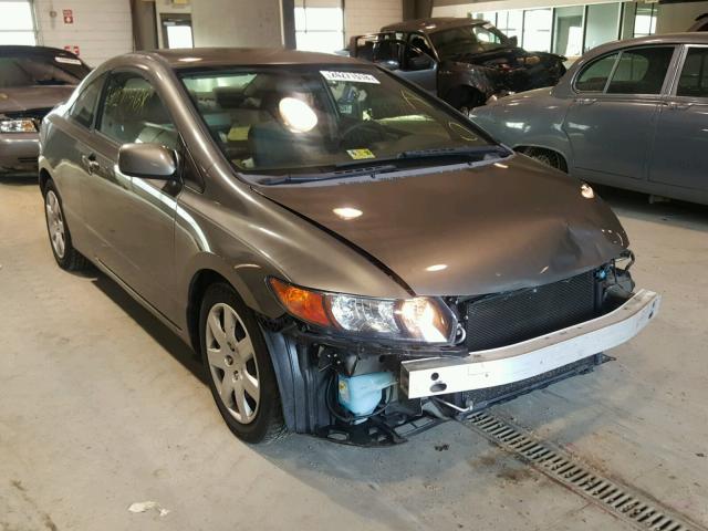 2HGFG12637H531908 - 2007 HONDA CIVIC LX GRAY photo 1