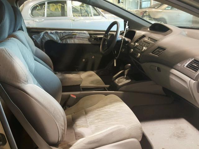 2HGFG12637H531908 - 2007 HONDA CIVIC LX GRAY photo 5