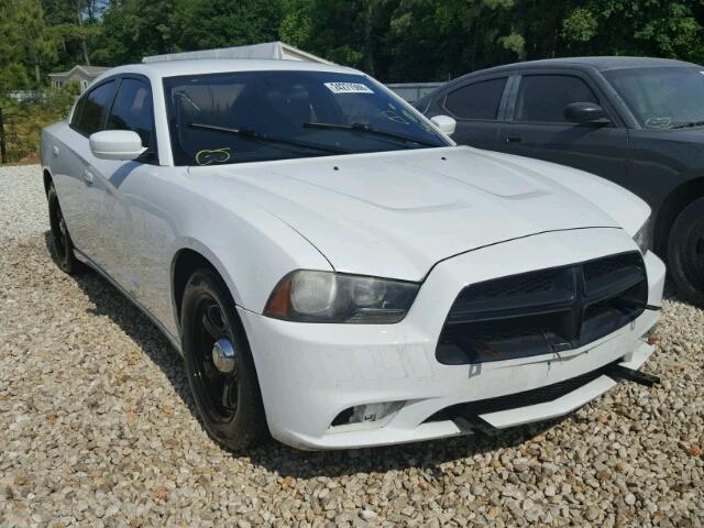 2C3CDXAT5CH152671 - 2012 DODGE CHARGER PO WHITE photo 1