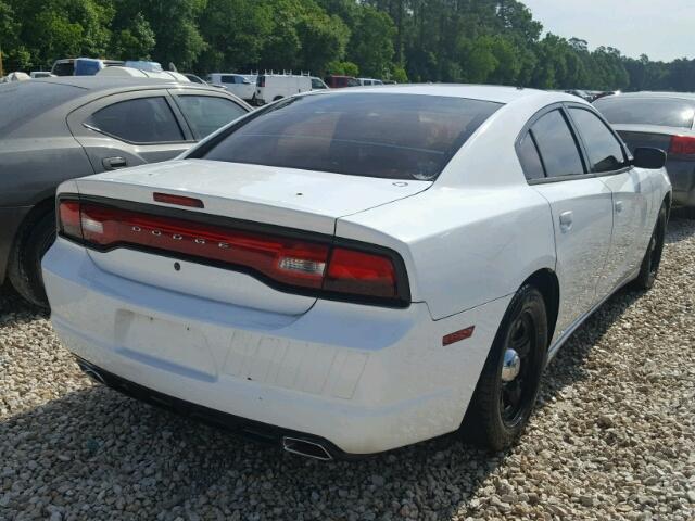 2C3CDXAT5CH152671 - 2012 DODGE CHARGER PO WHITE photo 4