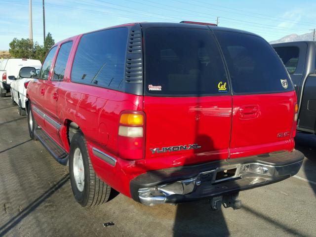 3GKFK16T2YG228511 - 2000 GMC YUKON XL K RED photo 3