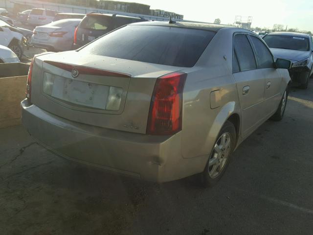 1G6DM56T650198517 - 2005 CADILLAC CTS TAN photo 4