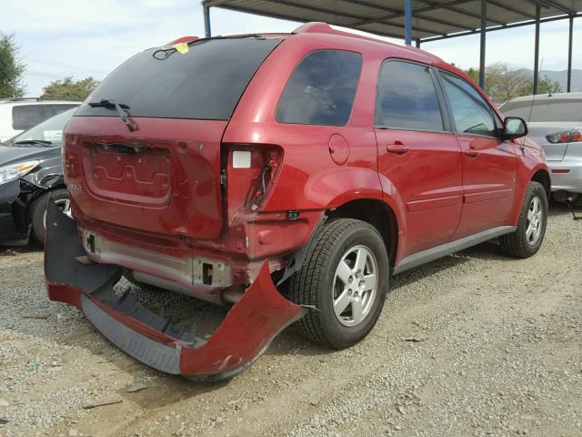 2CNDL63F066120386 - 2006 CHEVROLET EQUINOX LT BURGUNDY photo 4