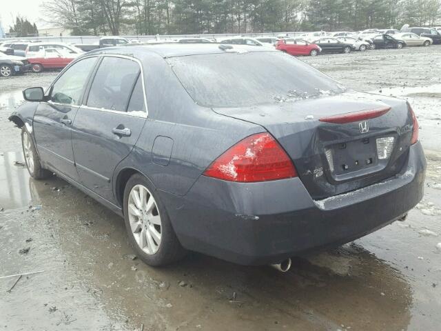 1HGCM66536A032632 - 2006 HONDA ACCORD EX GRAY photo 3