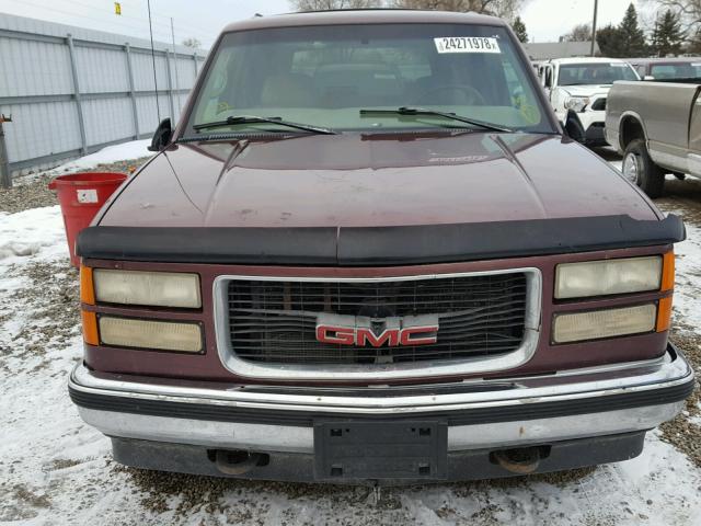 1GKEK13R8VJ761980 - 1997 GMC YUKON RED photo 9