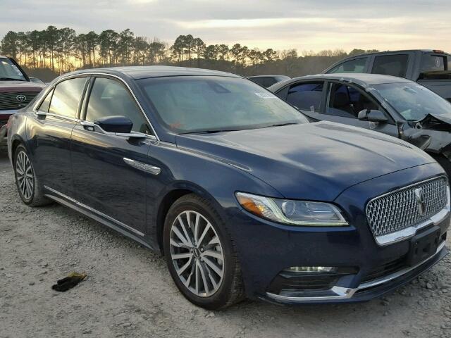 1LN6L9SK4H5603662 - 2017 LINCOLN CONTINENTA BLUE photo 1