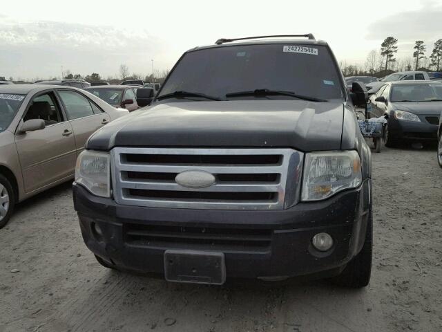 1FMFU15538LA66296 - 2008 FORD EXPEDITION BLACK photo 9