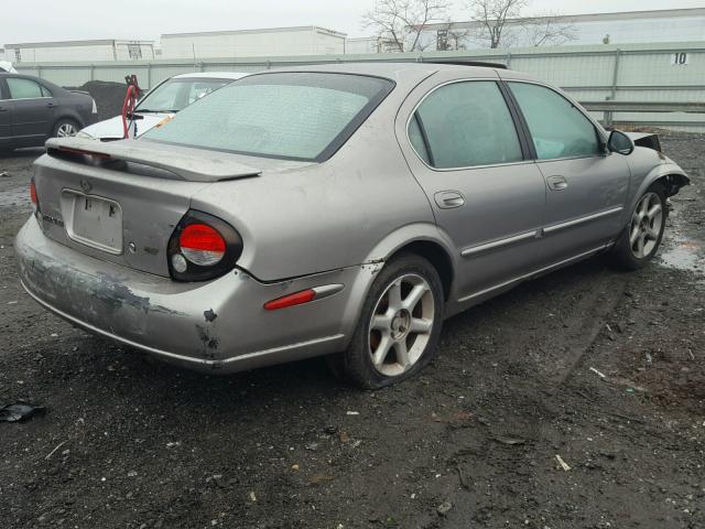 JN1CA31A7YT029222 - 2000 NISSAN MAXIMA GLE GRAY photo 4