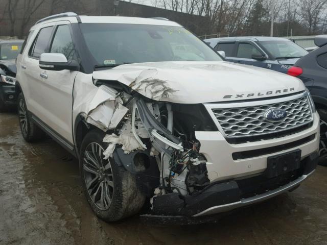 1FM5K8HT9HGA91376 - 2017 FORD EXPLORER P WHITE photo 1