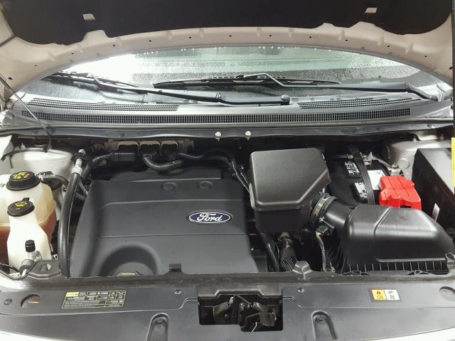 2FMDK3GC0DBB89956 - 2013 FORD EDGE SE SILVER photo 7