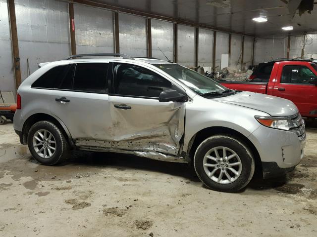 2FMDK3GC0DBB89956 - 2013 FORD EDGE SE SILVER photo 9