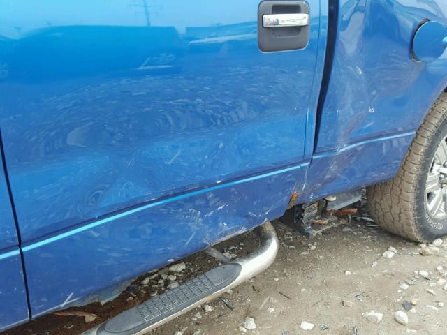 1FTPW14V49FA33683 - 2009 FORD F150 SUPER BLUE photo 9