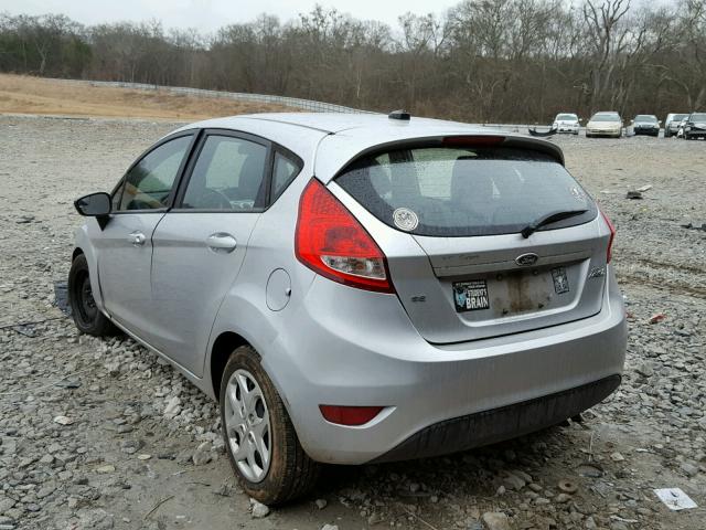 3FADP4EJ6DM150550 - 2013 FORD FIESTA SE SILVER photo 3