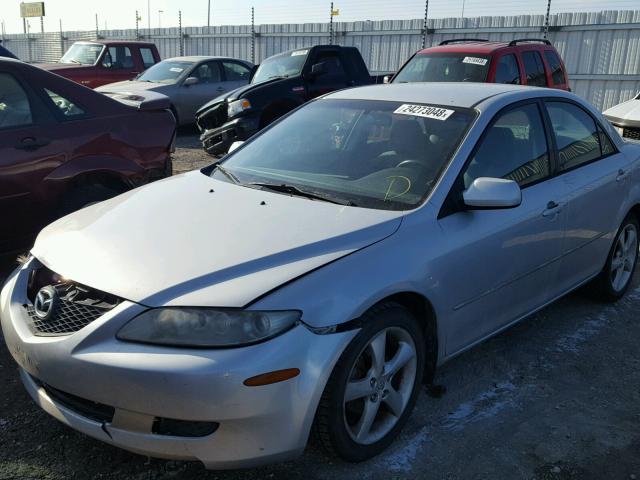 1YVFP80C055M17105 - 2005 MAZDA 6 I SILVER photo 2