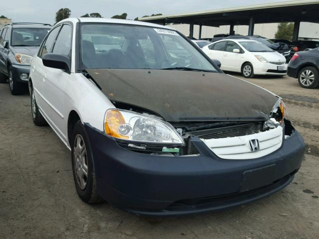 2HGES16672H563127 - 2002 HONDA CIVIC LX WHITE photo 1