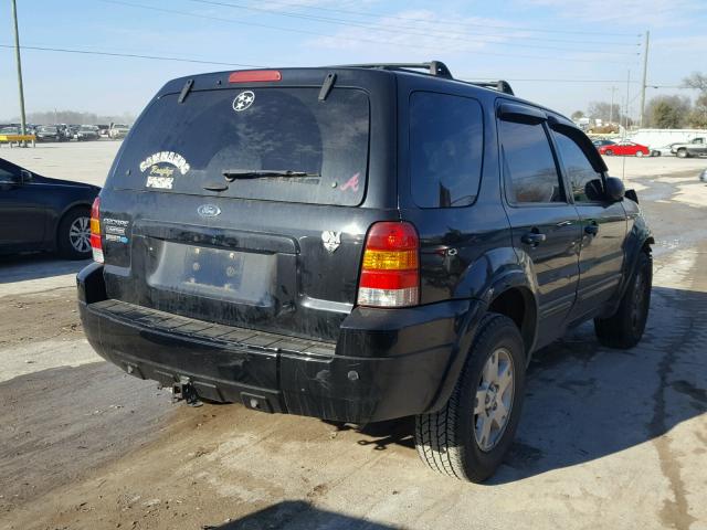 1FMYU04156KA84349 - 2006 FORD ESCAPE LIM BLACK photo 4