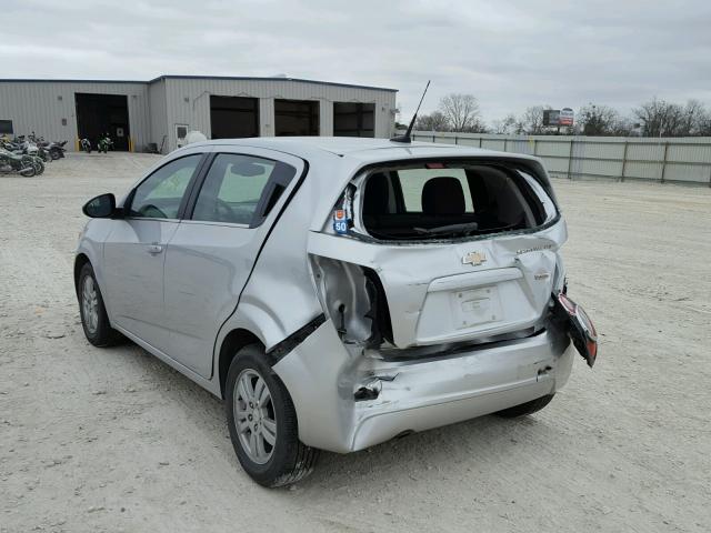 1G1JC6SB3D4232032 - 2013 CHEVROLET SONIC LT SILVER photo 3