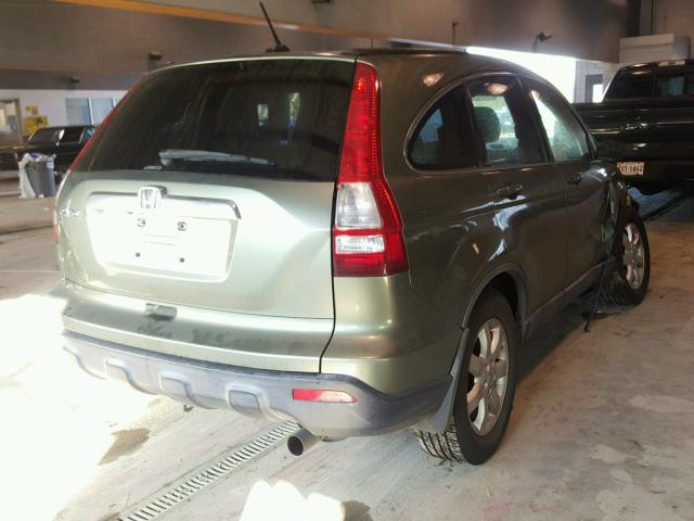 JHLRE48747C087379 - 2007 HONDA CR-V EXL GREEN photo 4