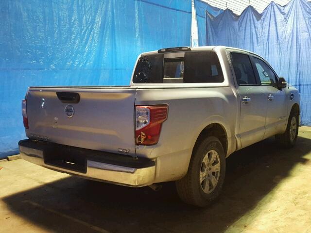 1N6AA1EK3HN542979 - 2017 NISSAN TITAN S SILVER photo 4