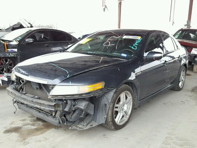 19UUA66257A016484 - 2007 ACURA TL GRAY photo 2