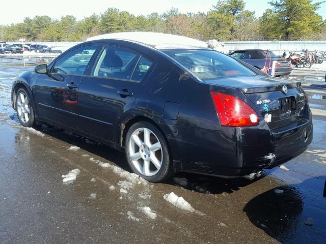 1N4BA41E85C823682 - 2005 NISSAN MAXIMA SE BLACK photo 3