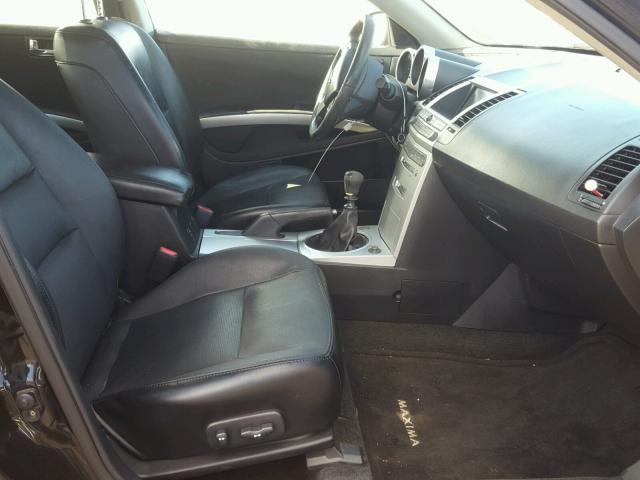 1N4BA41E85C823682 - 2005 NISSAN MAXIMA SE BLACK photo 5