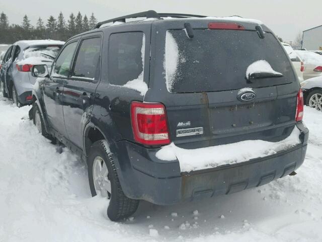 1FMCU03749KA40959 - 2009 FORD ESCAPE XLT GRAY photo 3