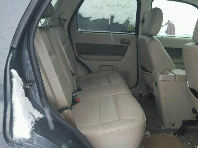 1FMCU03749KA40959 - 2009 FORD ESCAPE XLT GRAY photo 6