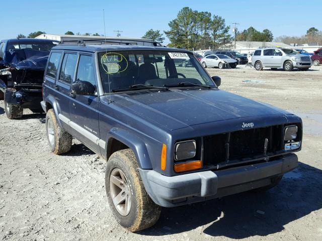 1J4FF48S31L576634 - 2001 JEEP CHEROKEE S GRAY photo 1