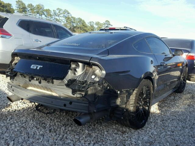 1FA6P8CF2F5355385 - 2015 FORD MUSTANG GT GRAY photo 4