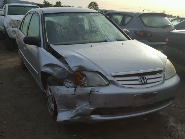 2HGES16561H544137 - 2001 HONDA CIVIC LX SILVER photo 1