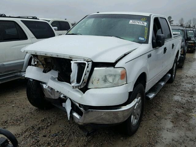 1FTPW14V98KB96593 - 2008 FORD F150 SUPER WHITE photo 2