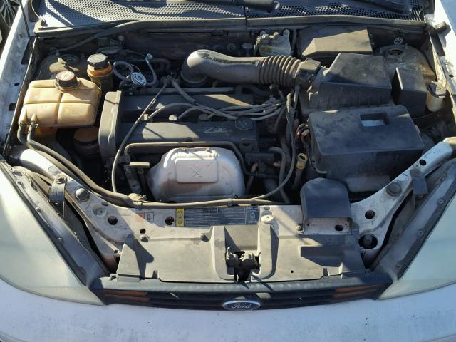 3FAFP31391R139857 - 2001 FORD FOCUS ZX3 WHITE photo 7