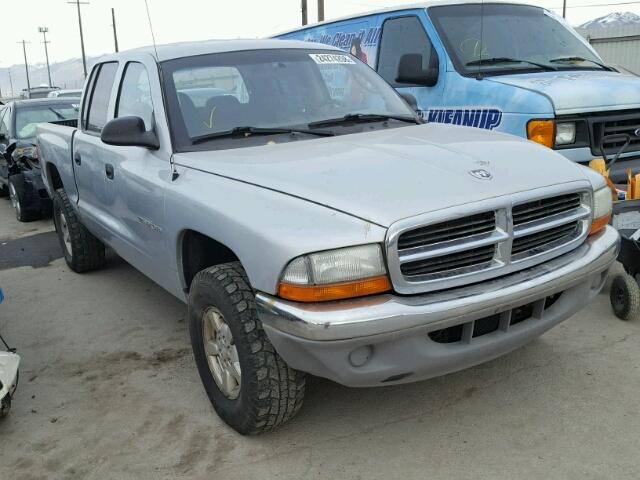 1B7HG2AZ11S304743 - 2001 DODGE DAKOTA QUA SILVER photo 1