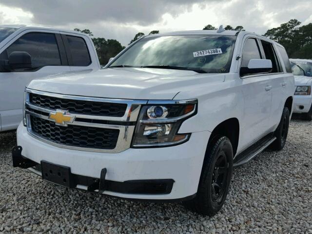 1GNLC2EC5FR544685 - 2015 CHEVROLET TAHOE POLI WHITE photo 2