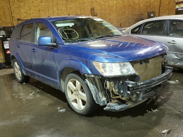 3D4GH57V29T210947 - 2009 DODGE JOURNEY SX BLUE photo 1