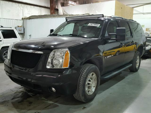 1GKGK26K48R147057 - 2008 GMC YUKON XL K BLACK photo 2