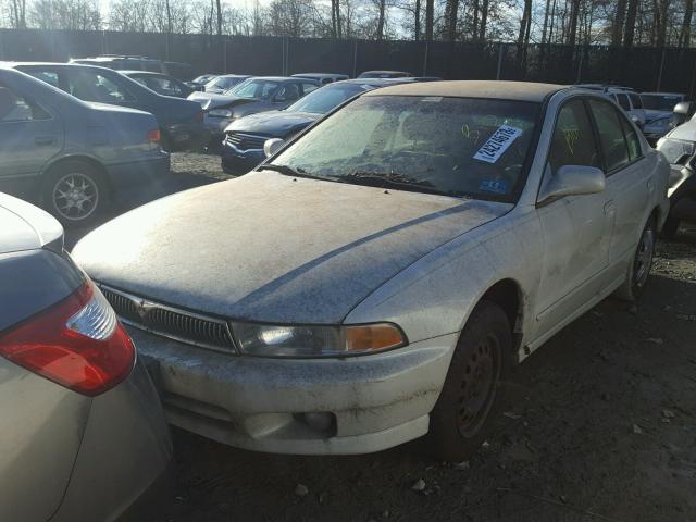 4A3AA46G1YE093443 - 2000 MITSUBISHI GALANT ES WHITE photo 2