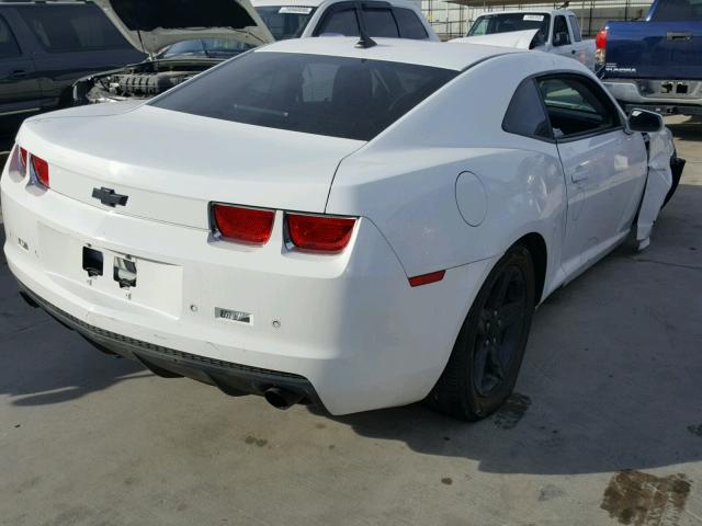 2G1FB1EV0A9190171 - 2010 CHEVROLET CAMARO LT WHITE photo 4