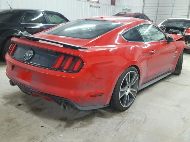 1FA6P8CF8H5256914 - 2017 FORD MUSTANG GT RED photo 4