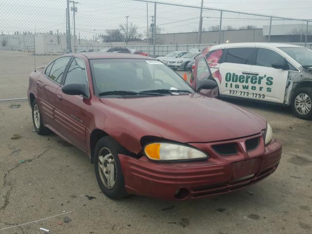 1G2NE52F72C182551 - 2002 PONTIAC GRAND AM S მუქწითელი ფოტო 1