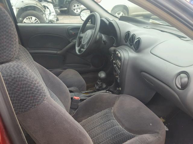 1G2NE52F72C182551 - 2002 PONTIAC GRAND AM S მუქწითელი ფოტო 5