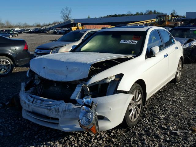 1HGCP3F85BA028544 - 2011 HONDA ACCORD EXL WHITE photo 2