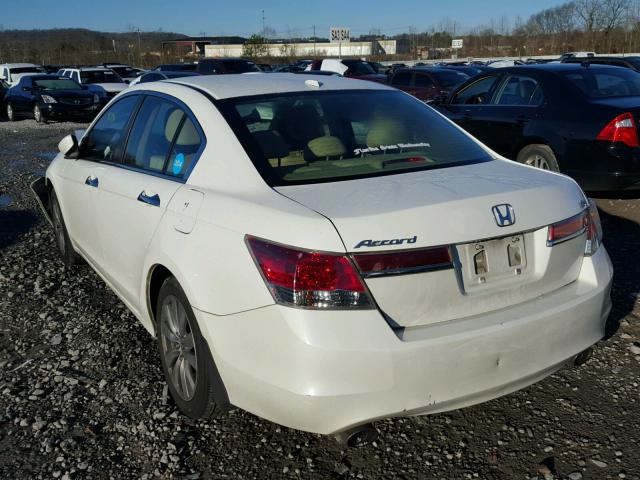 1HGCP3F85BA028544 - 2011 HONDA ACCORD EXL WHITE photo 3