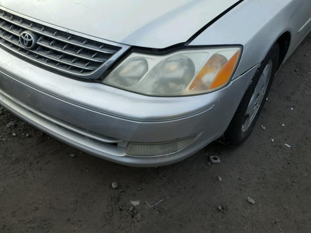 4T1BF28B33U271328 - 2003 TOYOTA AVALON XL SILVER photo 9